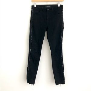 Just black denim skinny jeans